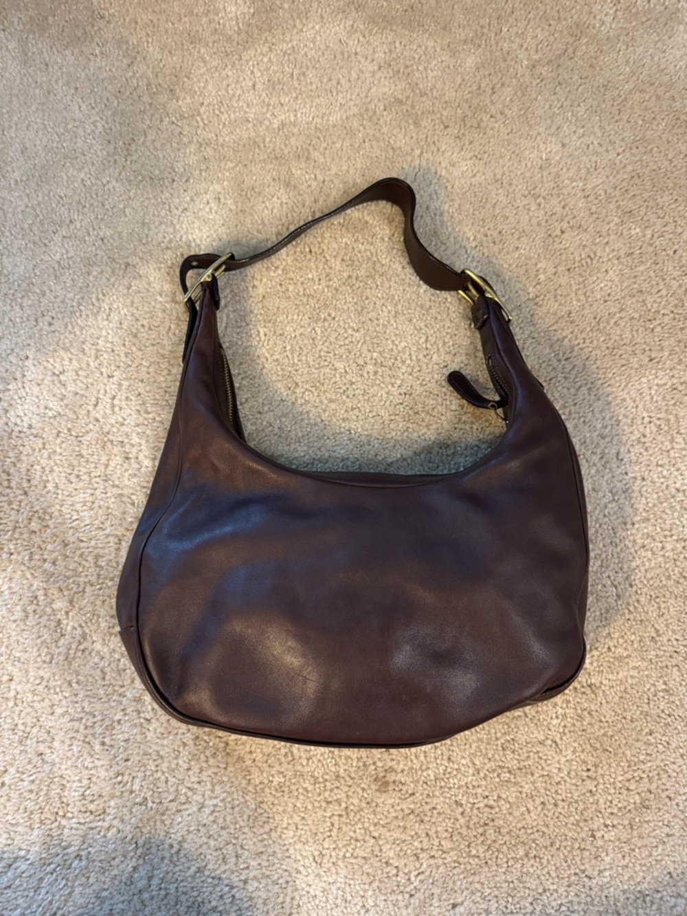 Coach Brown Leather Hobo Shoulder Bag - Picture 2 of 5